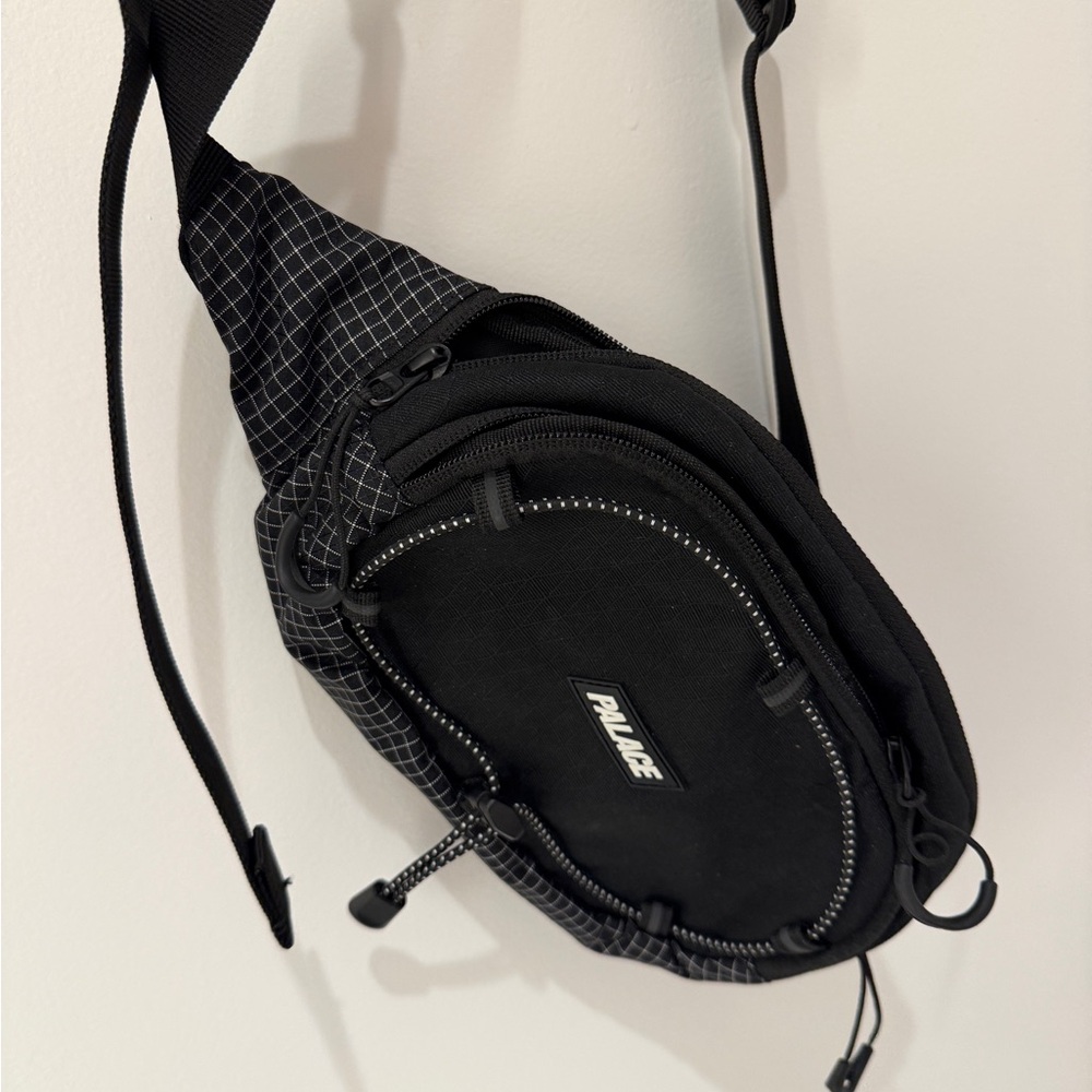 Palace Black and Gray Belt Bag